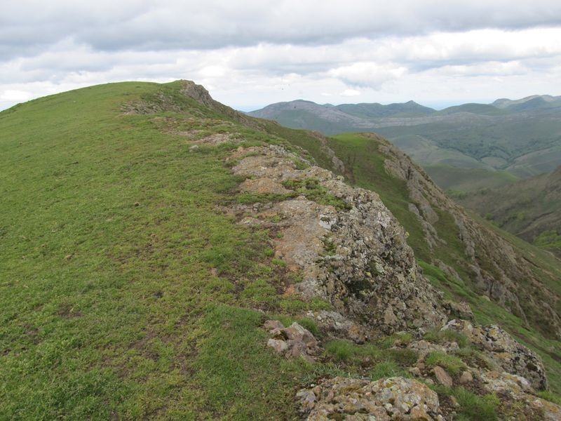 Le sommet du Saroberri 1338m