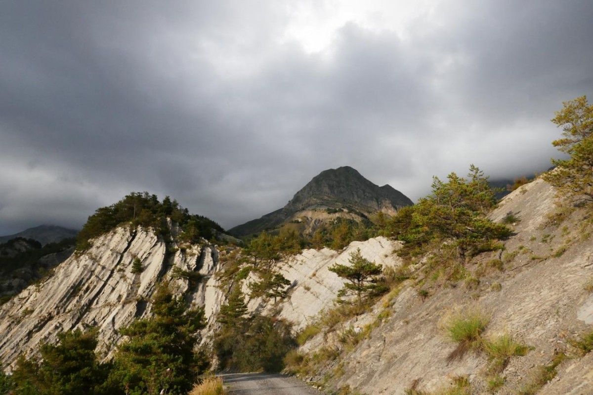 Tête Du Bau, vu du Ravin de Reybaud