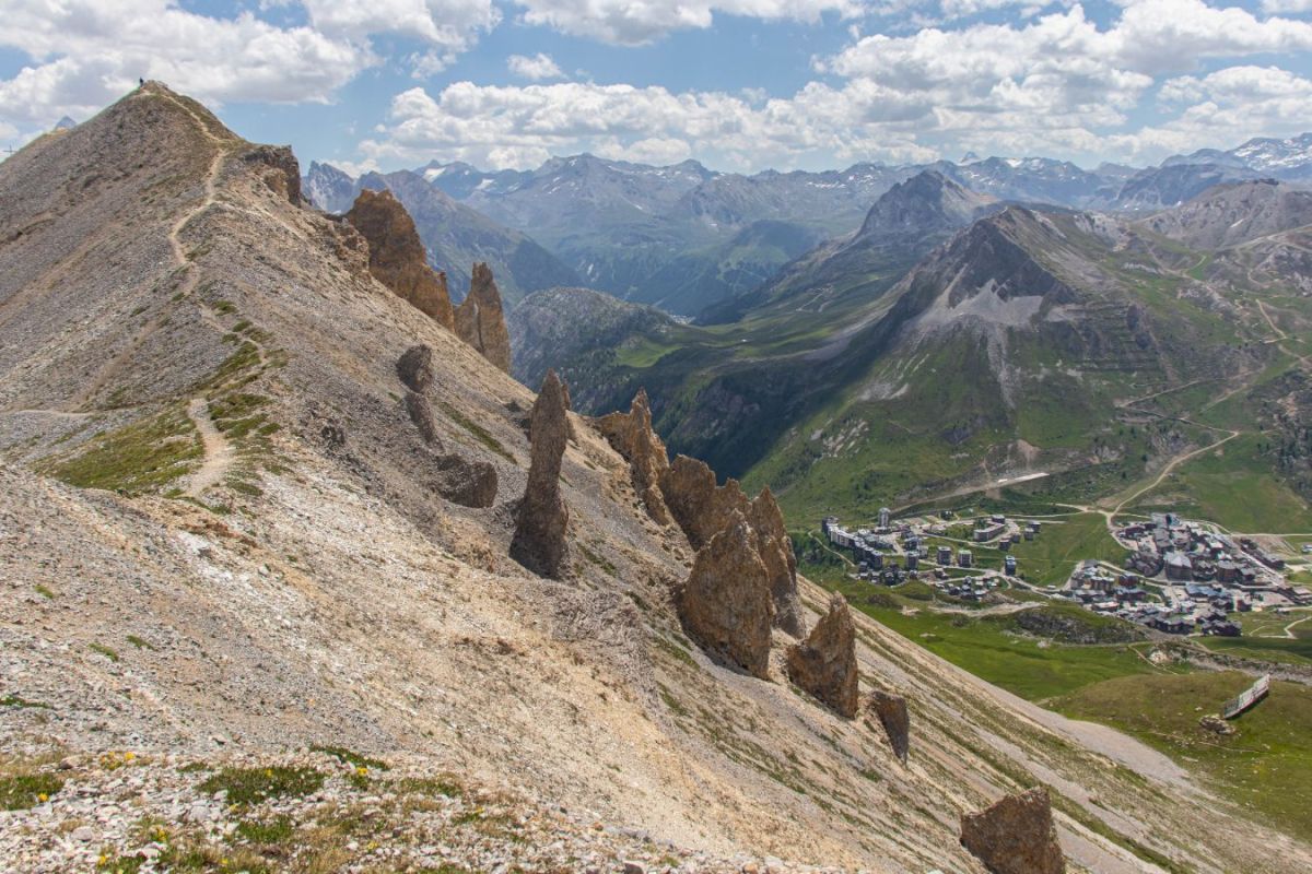 Sur la crête, paysage débonnaire