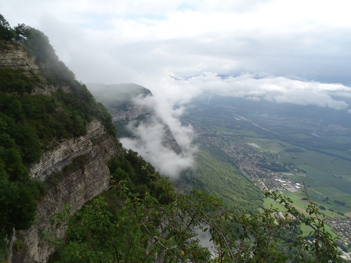 La vallée du Grésivaudan vue depuis le Bec Margain