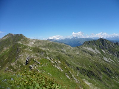 Le Mont Blanc vu du sommet.