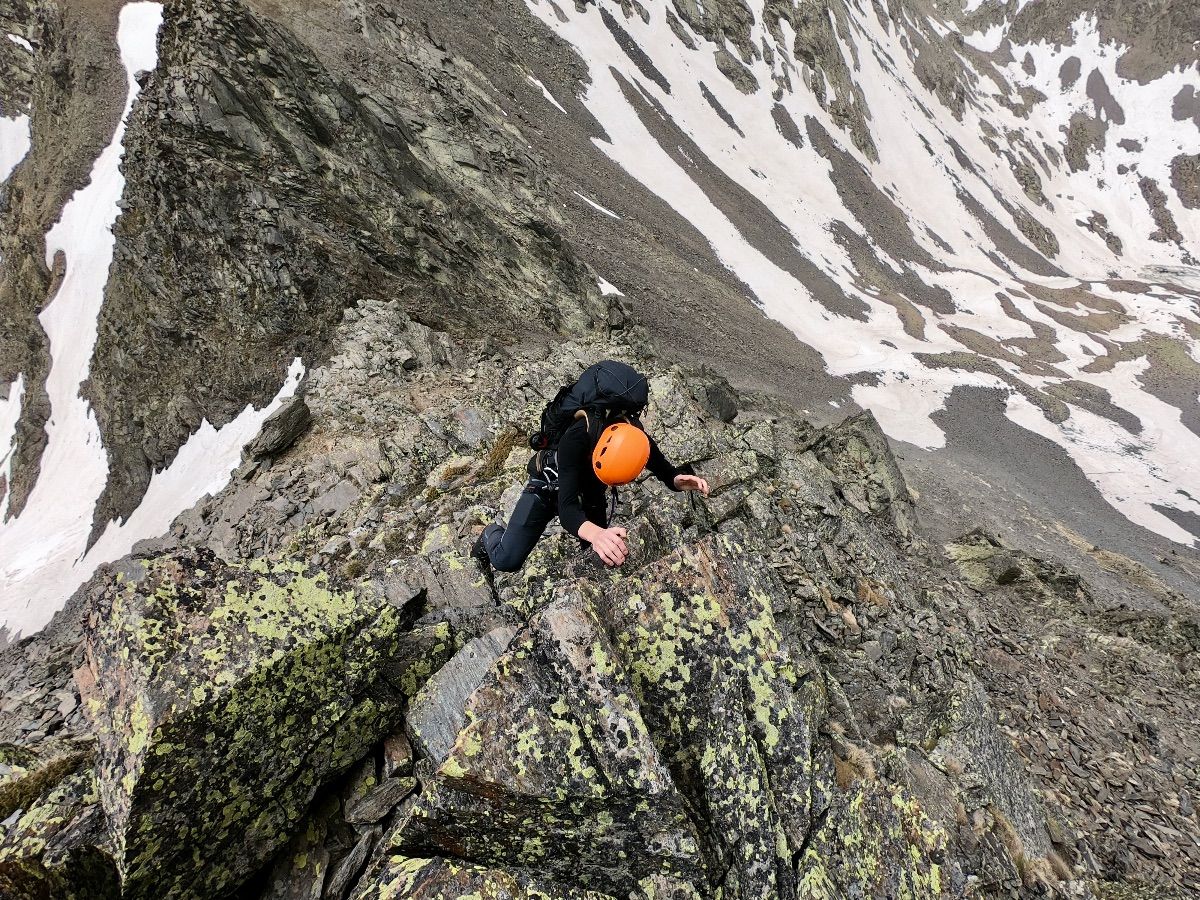 Sur la crête Sud