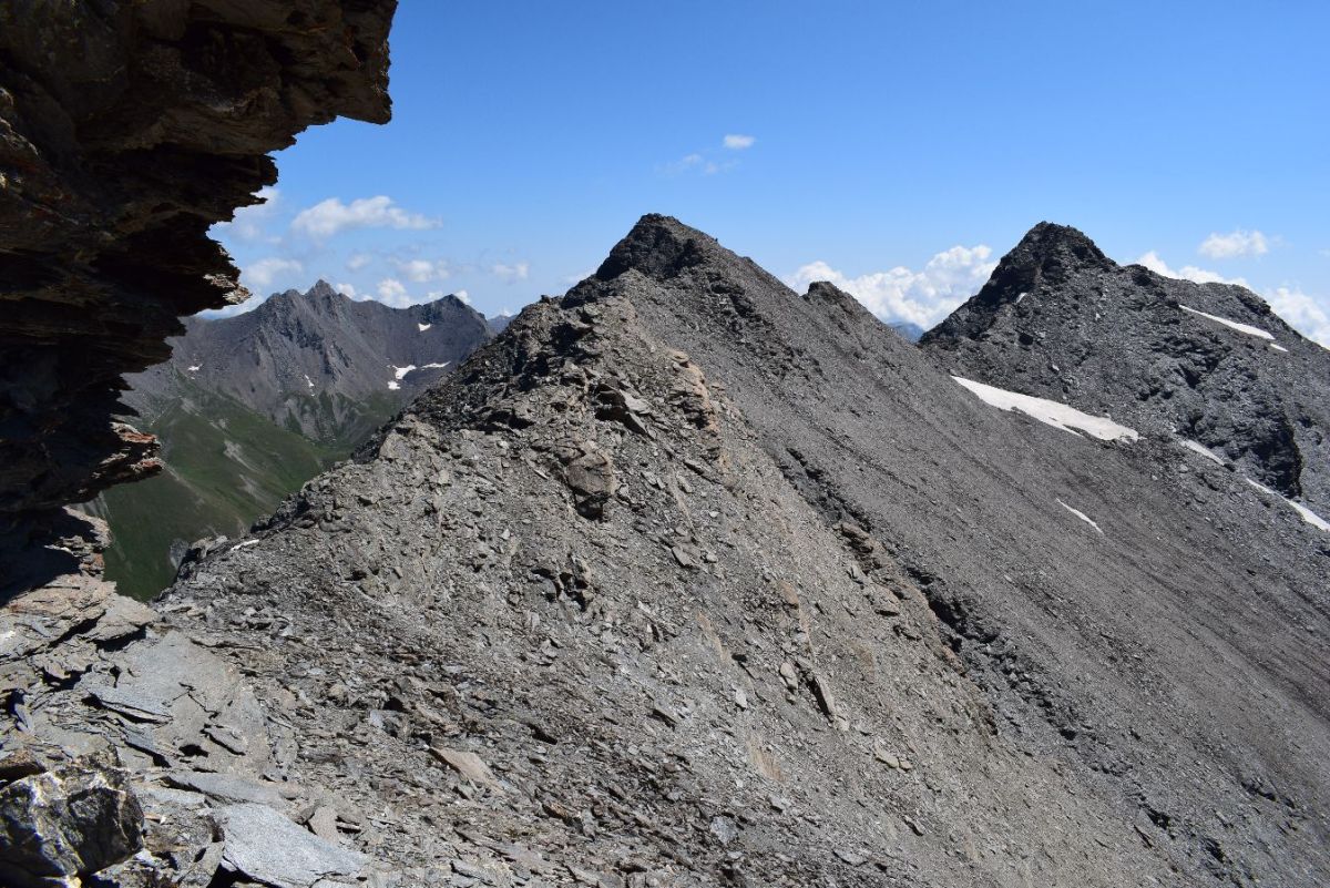 Sur la crête de Pierre Rouge... (Photo Vannina)