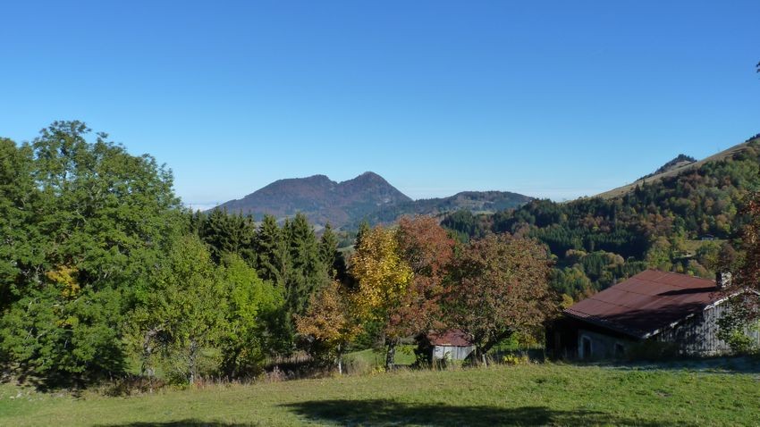 Le Mont Forchat depuis la Glappaz