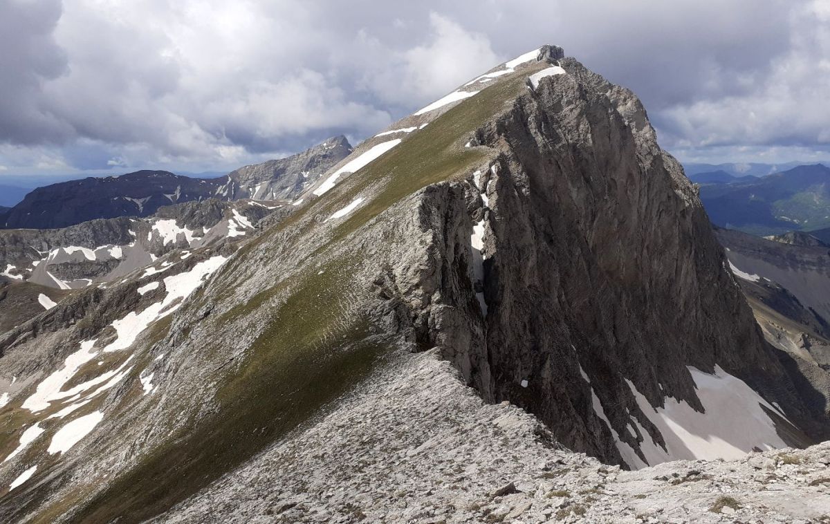 Sur les crêtes entre l'Aiglière et la Rama