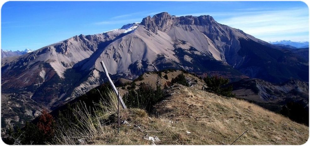 La Montagne d'Aurouze de la Crête des Amésuras.