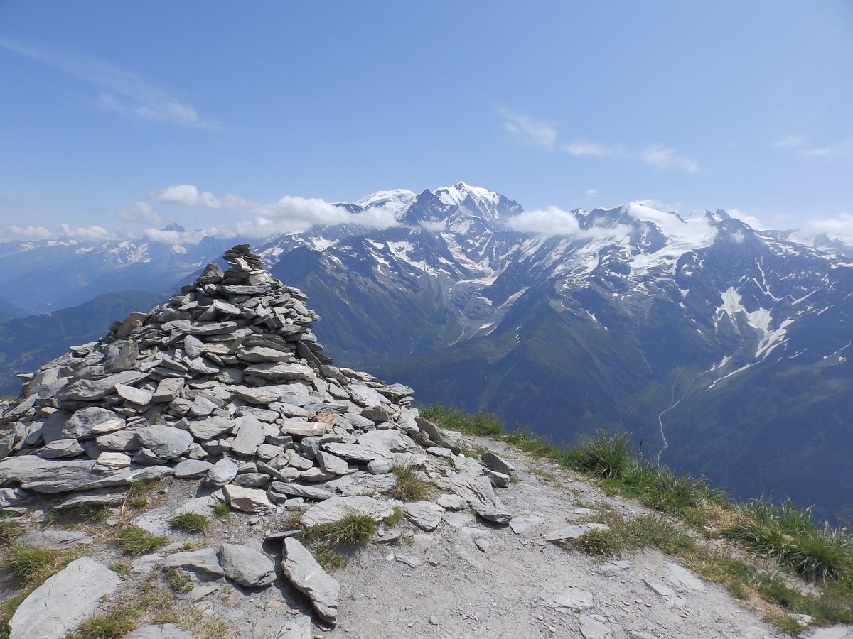Le Mont Blanc vu du Mont Joly