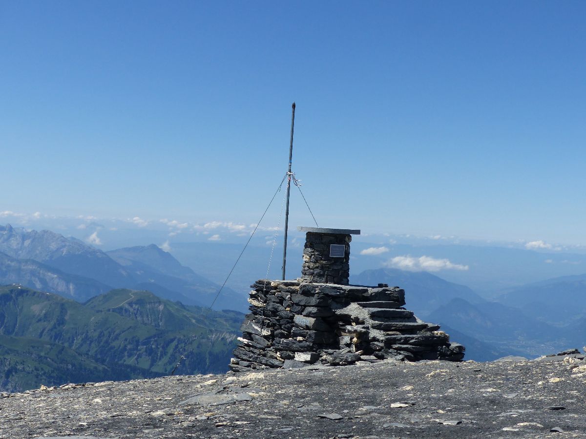 Table d'orientation au sommet du Mont Buet