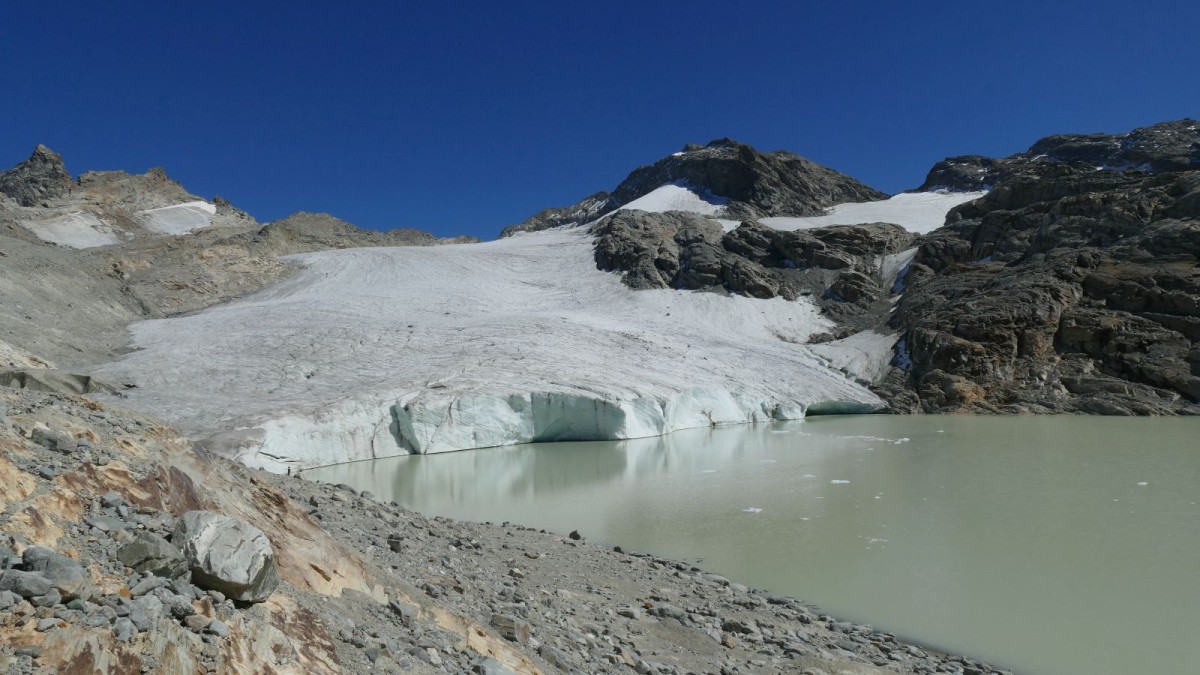 Lac du Grand Méan et front glaciaire.