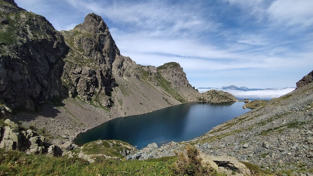 Au-dessus du Lac du Crozet