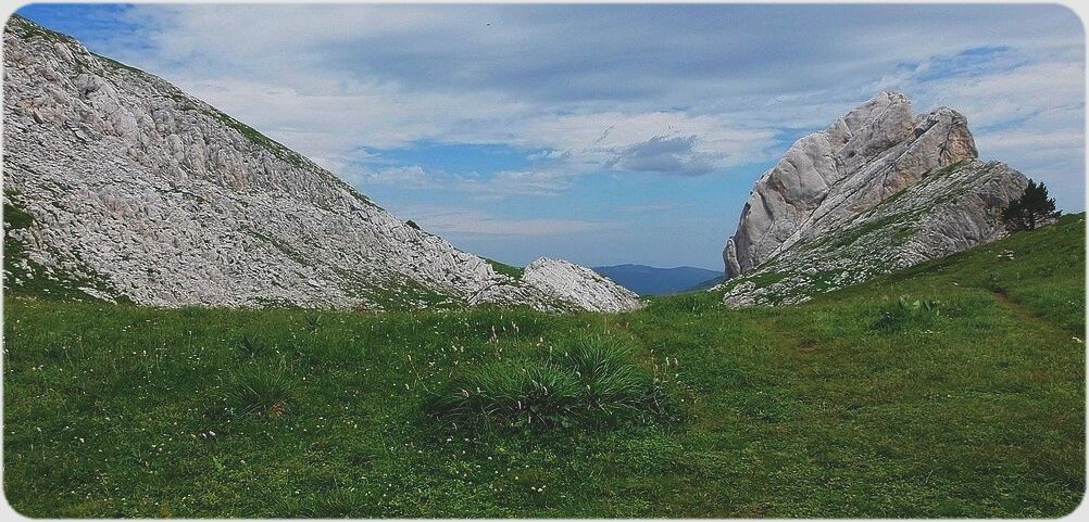 Extrême sud des Arêtes du Gerbier vu du Pas de l'Œille.