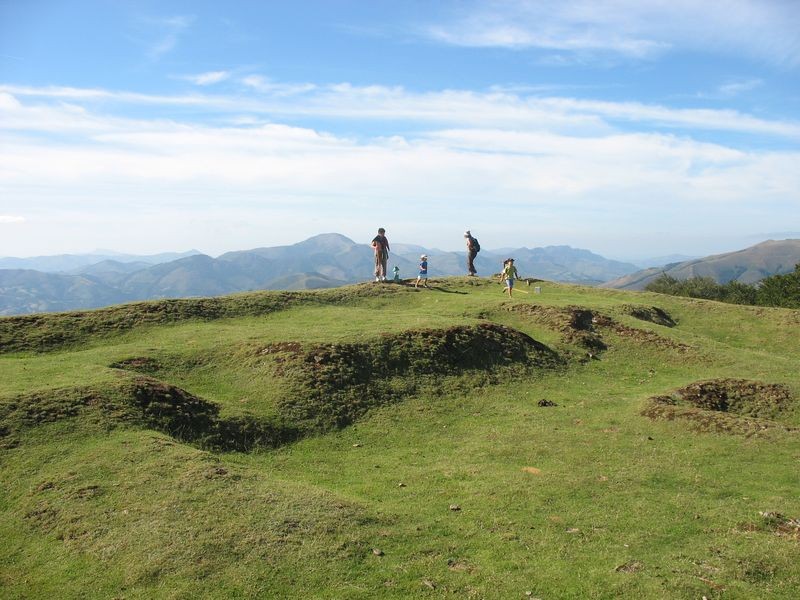 Sur la redoute du Lindus 1220m.