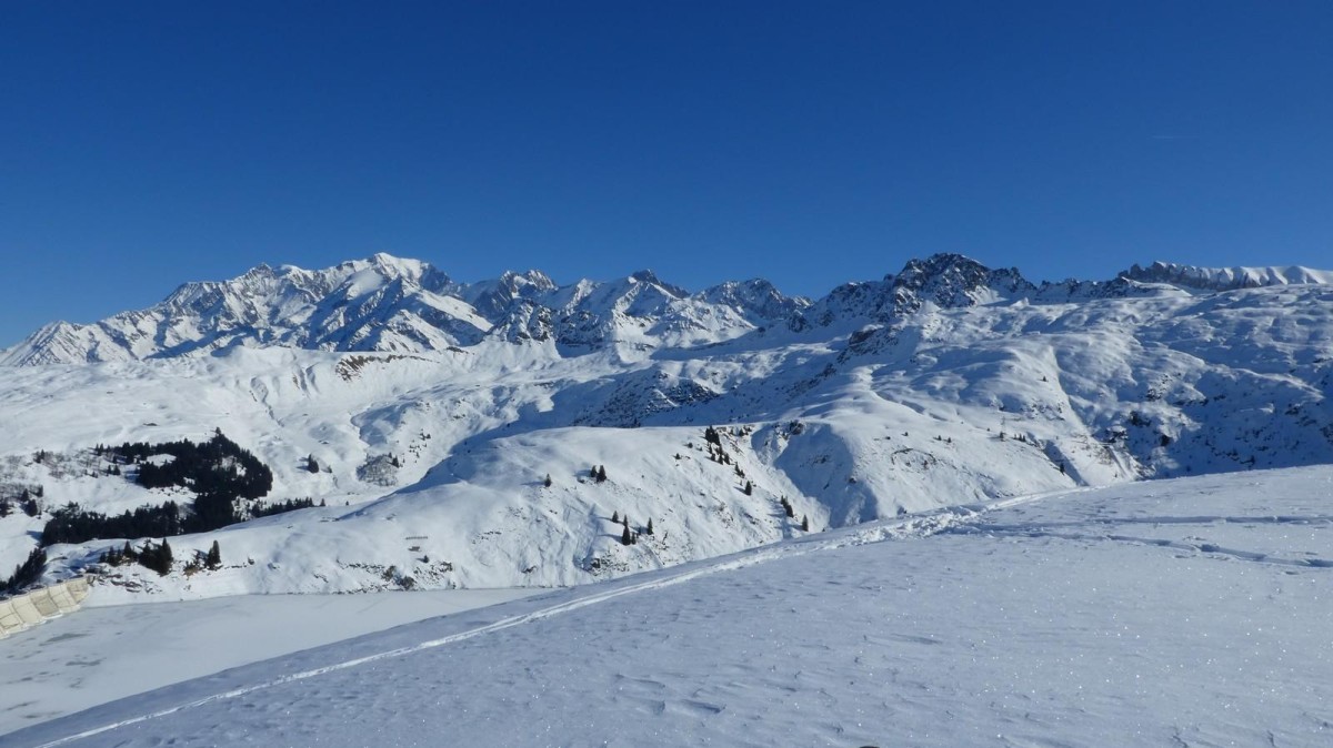 Mont Blanc, Tré la Tête, Tête de la Cicle, Aiguilles de la Pennaz