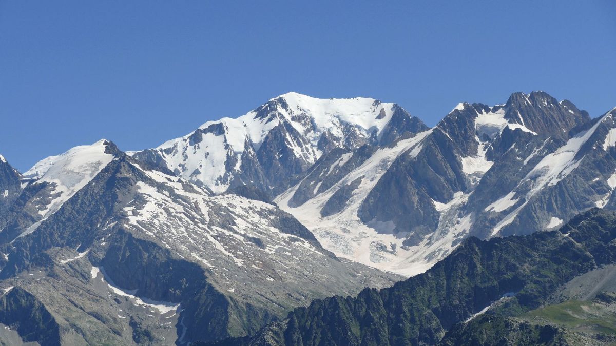 Majestueux panorama sur le massif du Mont Blanc depuis le Col de la Cicle