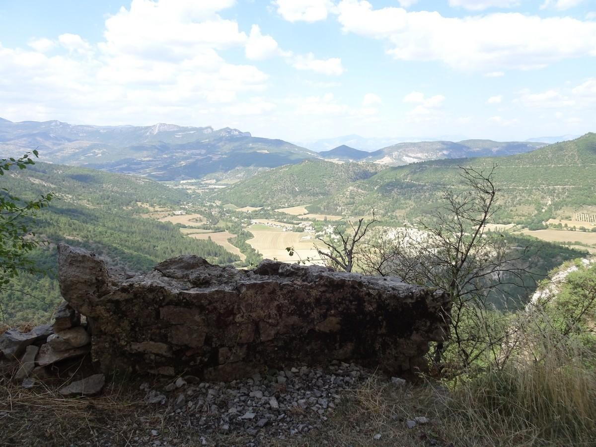 La vallée vue de la chapelle St-Pons