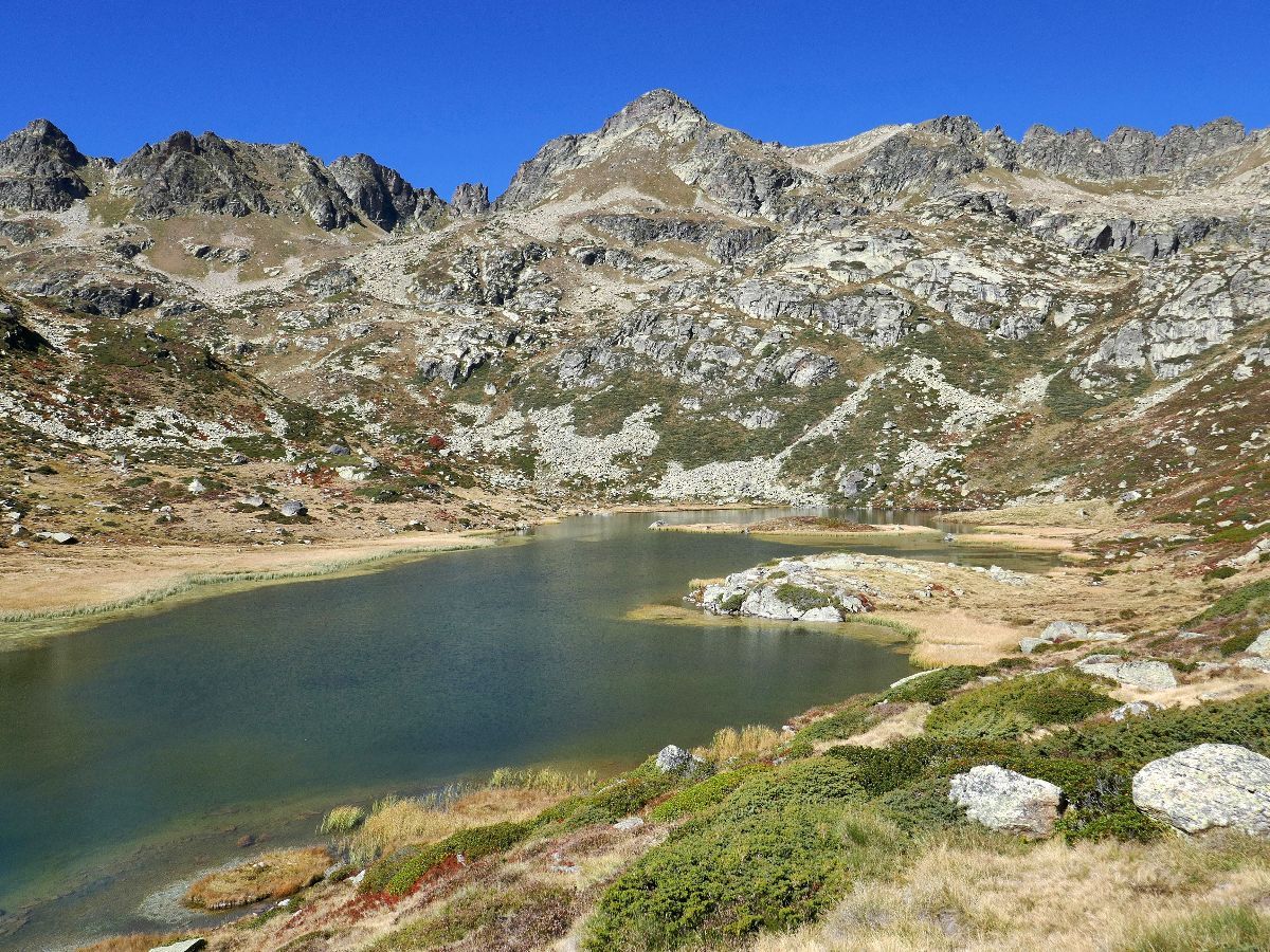 Etang de Siscar, et son île