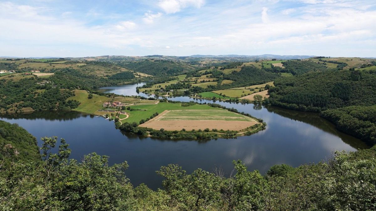 La presqu'île de Mars et le plus grand méandre de la Loire