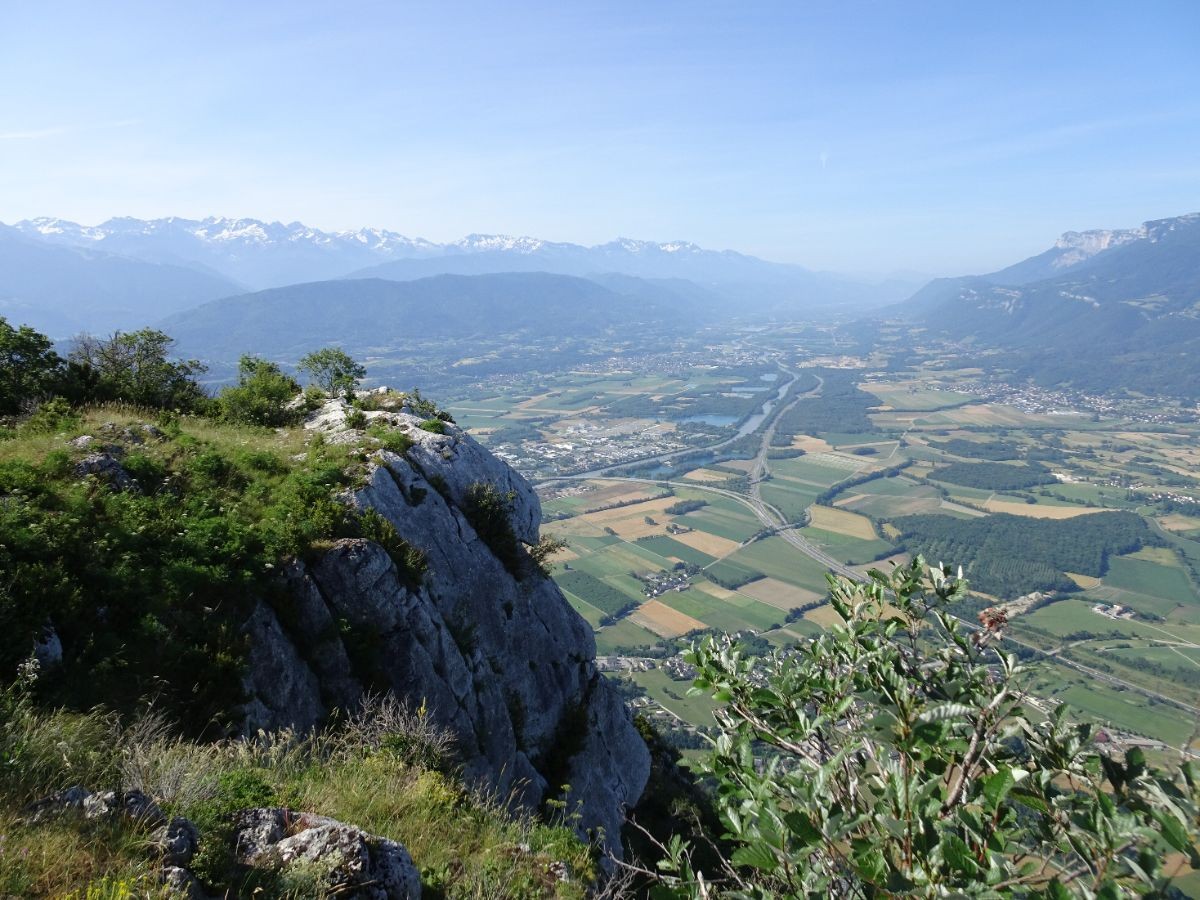 Roc de Tormery : vallée de l'Isère