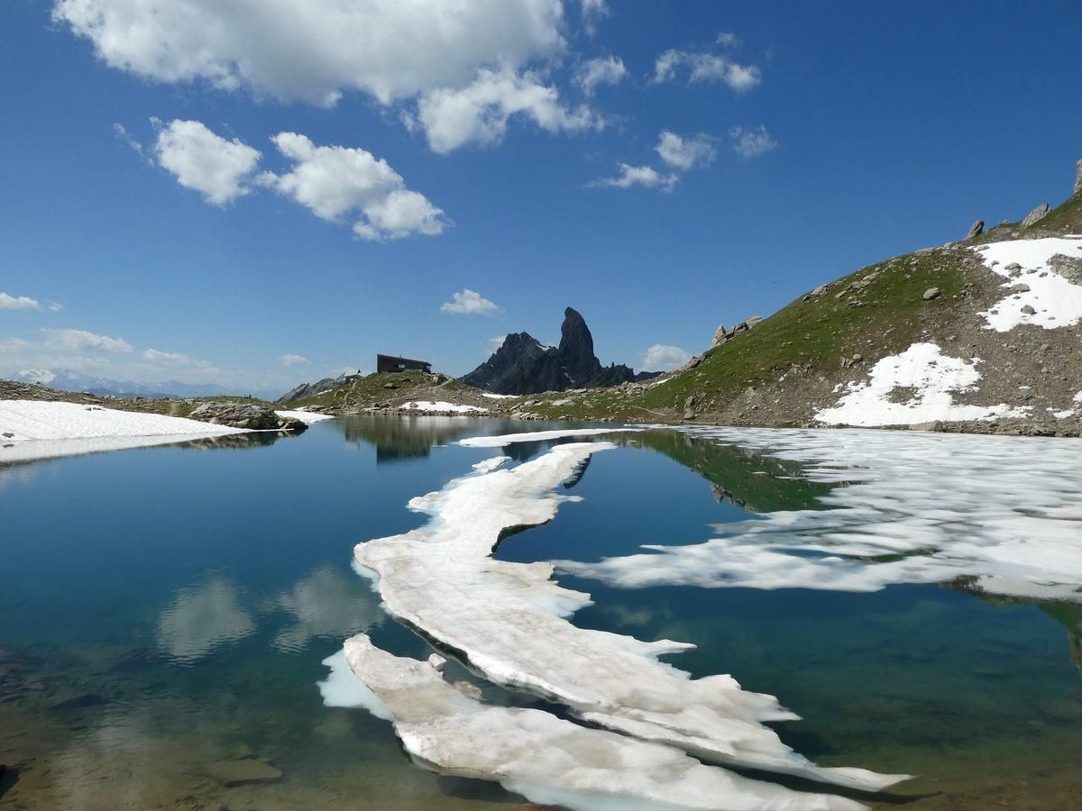 Lac de Presset et Pierra Menta.