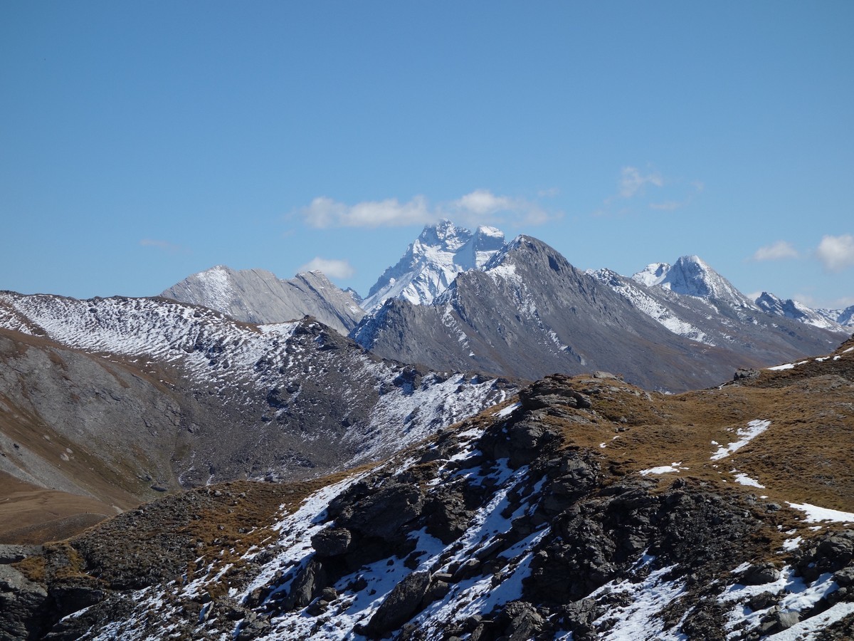 Le Mont Viso vu de la Gardiole de l'Alp