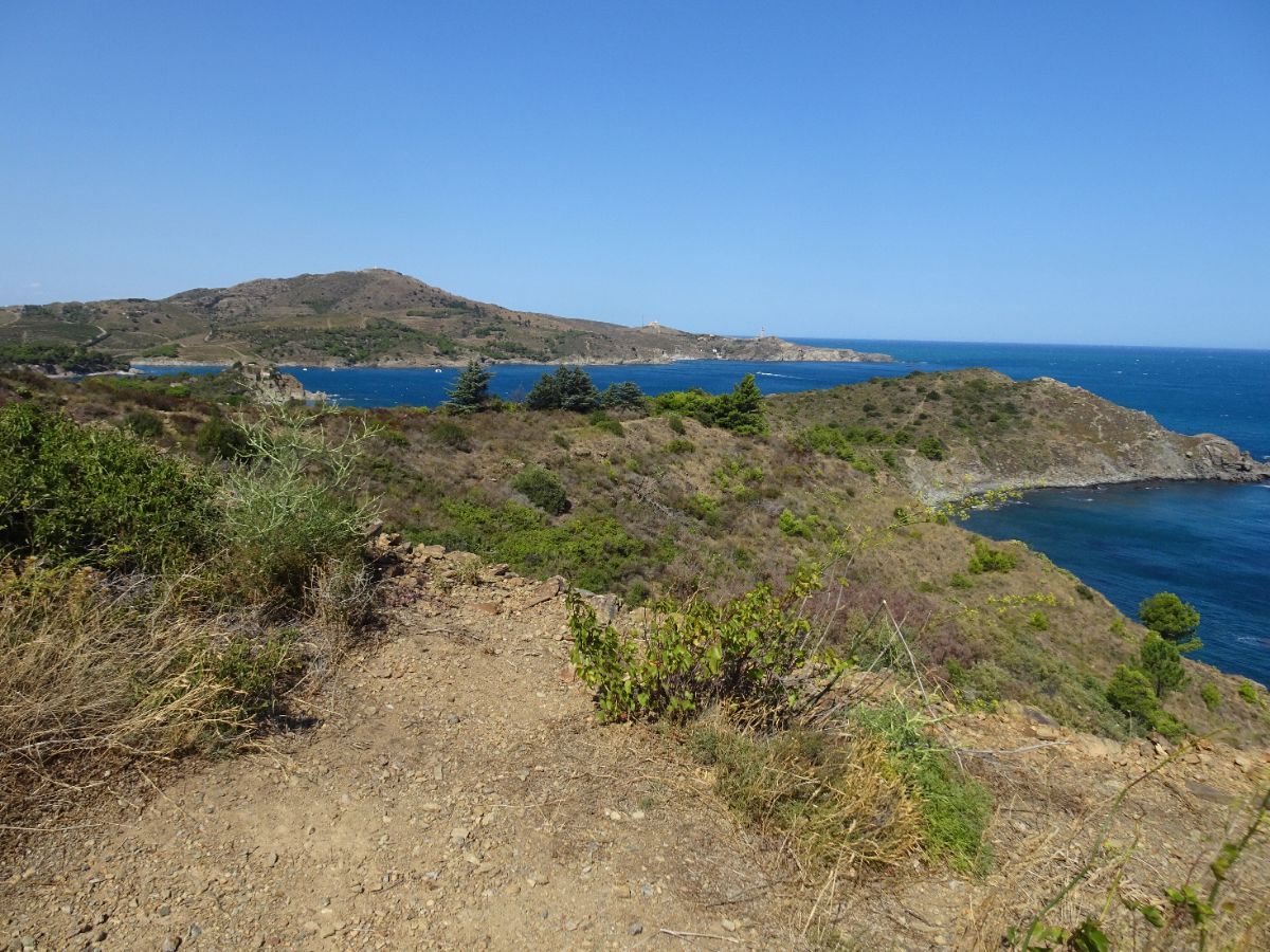 Au loin, l'Anse de Paulilles