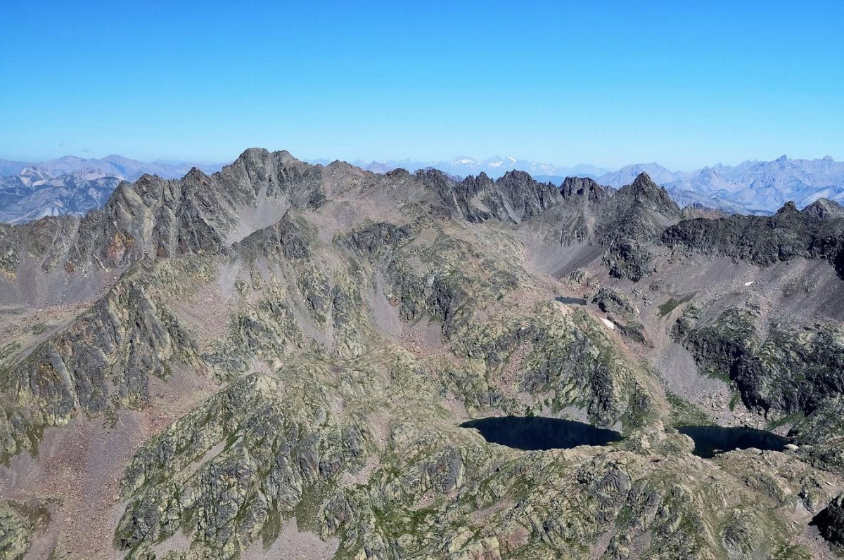 Mont Ténibre (3031m) depuis le sommet du Corborant