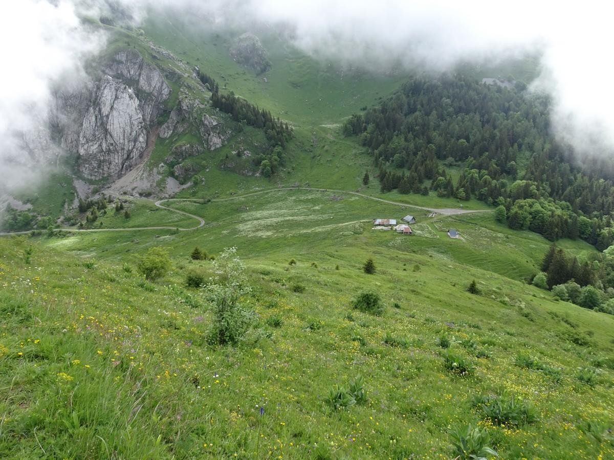 Col de Chérel vu de l'Alpage de Chérel