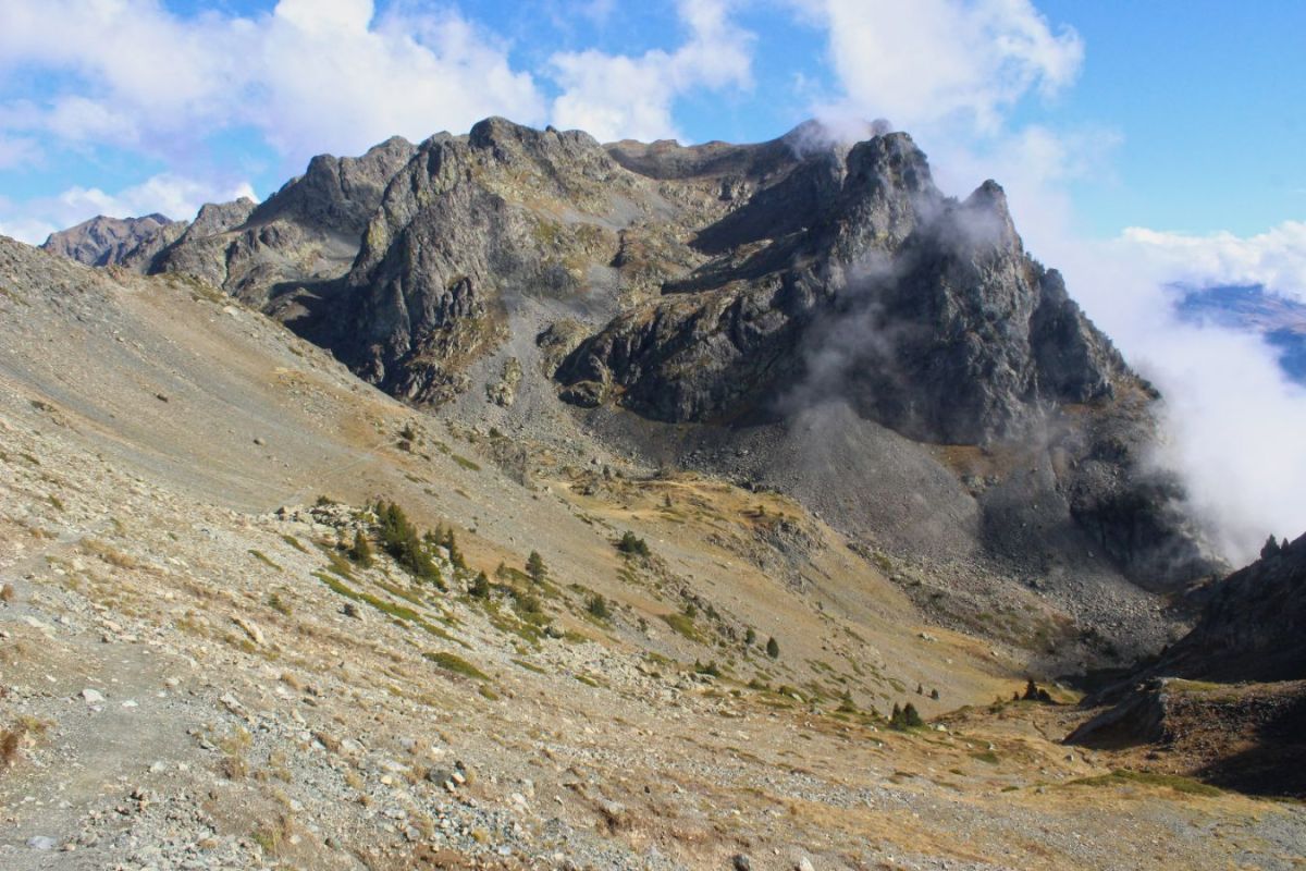 Les Vans depuis le Col de la Botte