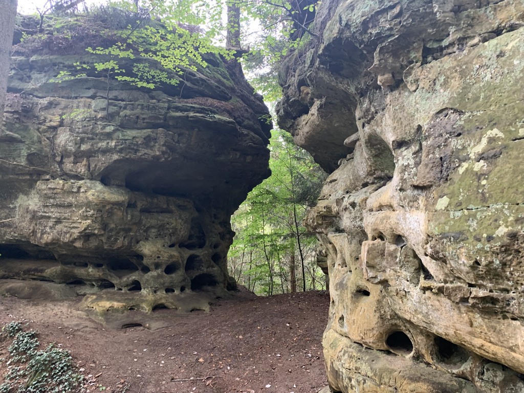 Formations rocheuses du Lëtzebuergergronn.