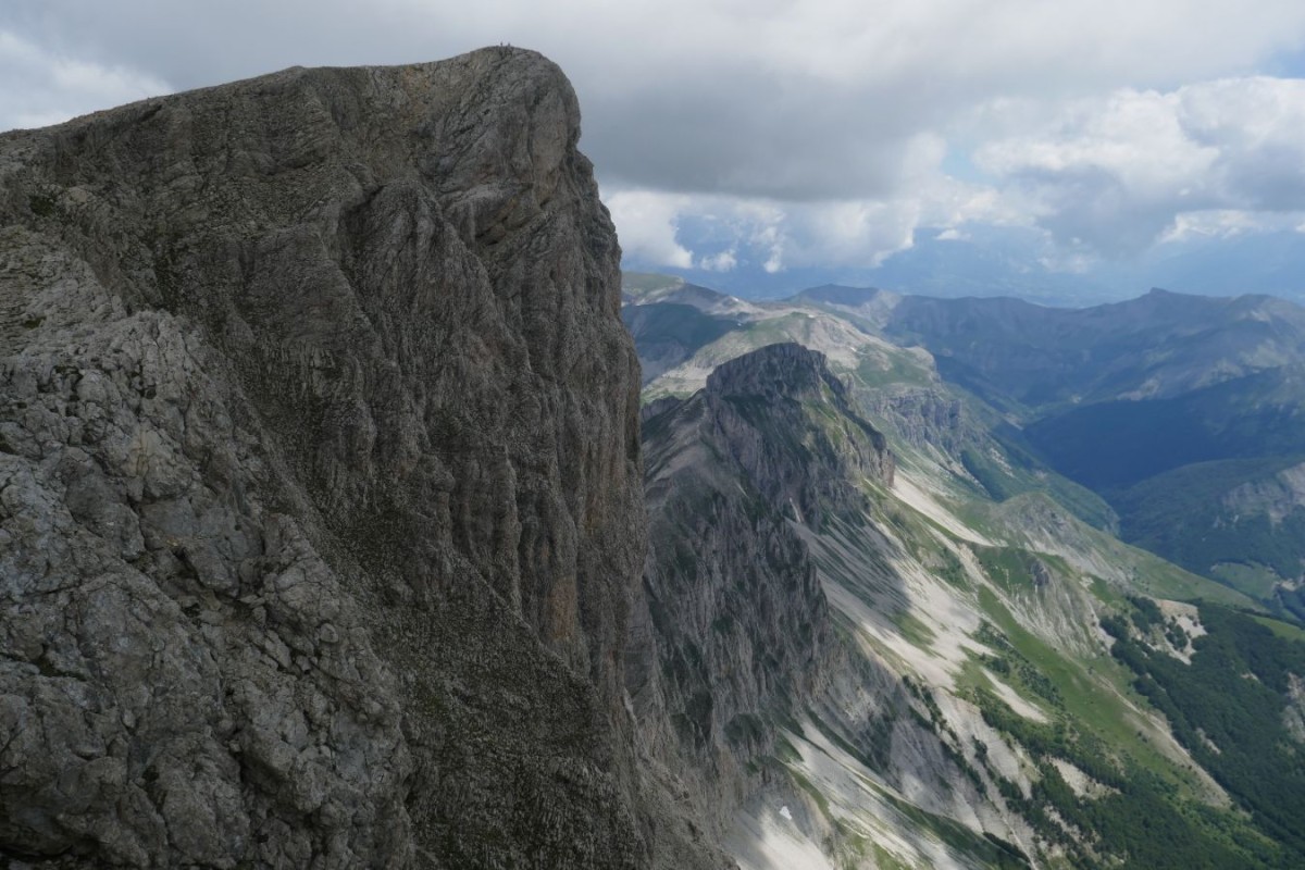 Le pilier René Desmaison, vu du couloir !