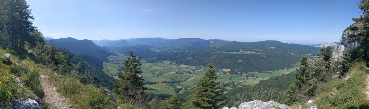 Vue depuis les falaises