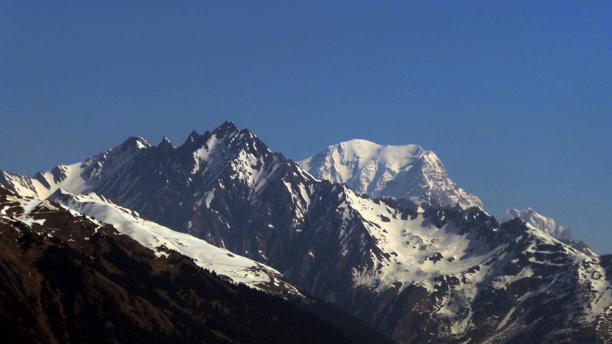 Vue de la Croix de Feissons (Roignais et Mont Blanc)