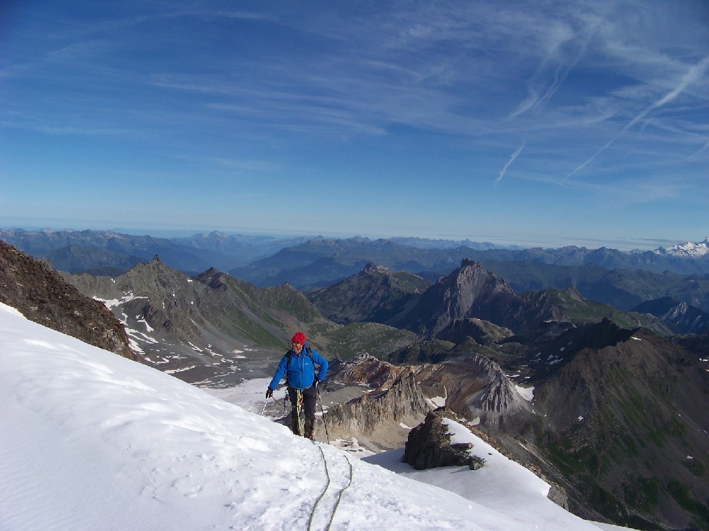 Plateau sommital du Glacier de Gébroulaz à 3400m