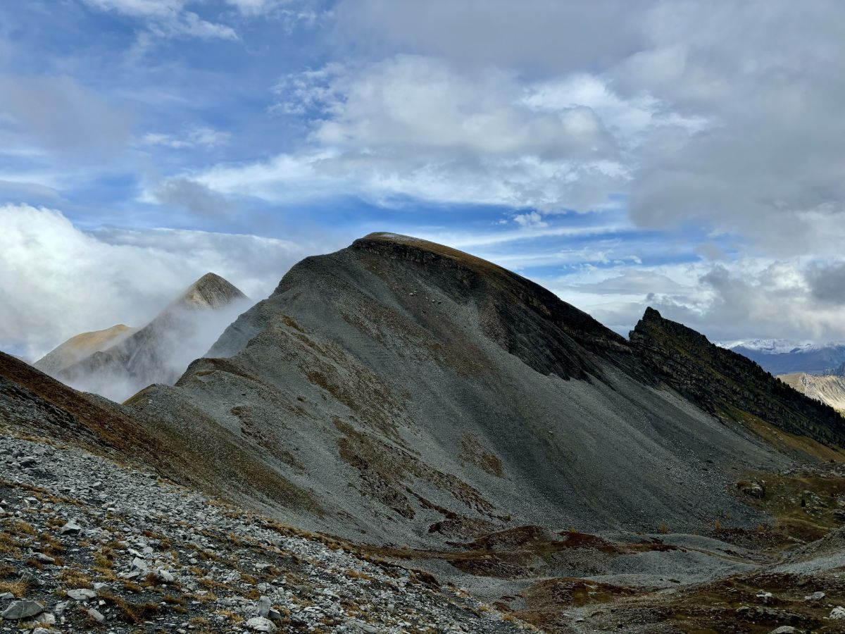 La Moutière ou le Dos de Chameau du Col la Pierre.