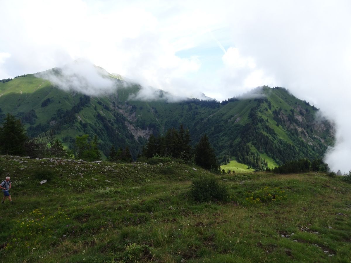 En montant au Mont d'Orisan : Chaurionde et Parc du mouton