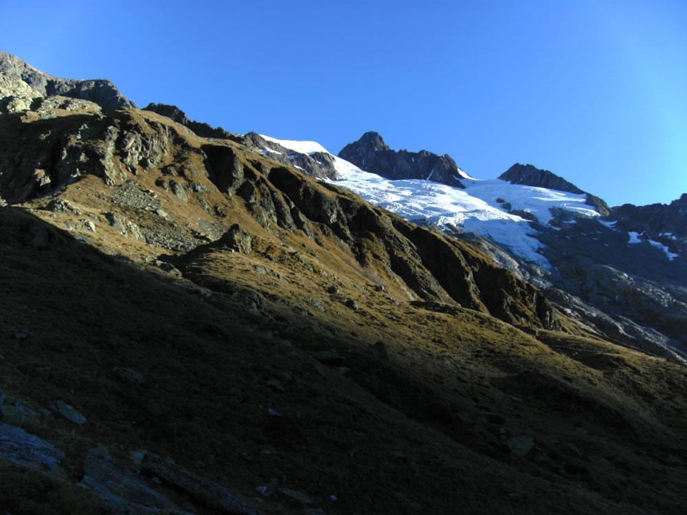 L'Aiguille et le Glacier des Glaciers.