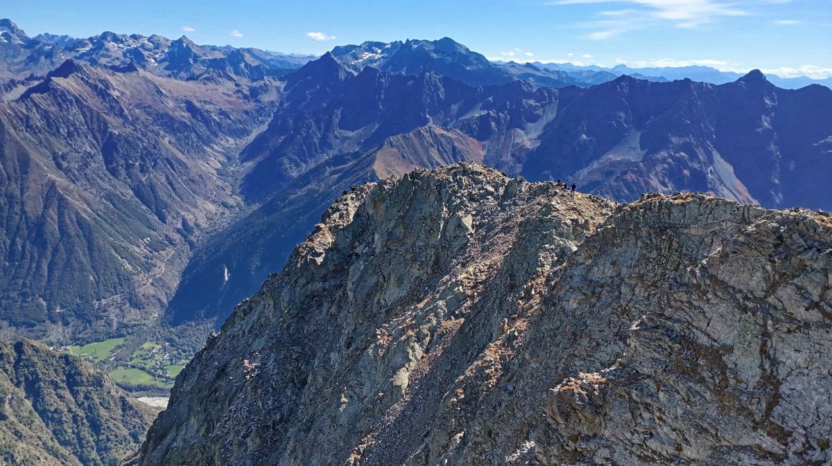 L'antécime du Grun de Saint-Maurice, vu du sommet