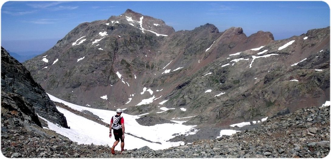 La Grande Lance de Domène en descendant du Col du Bâton.