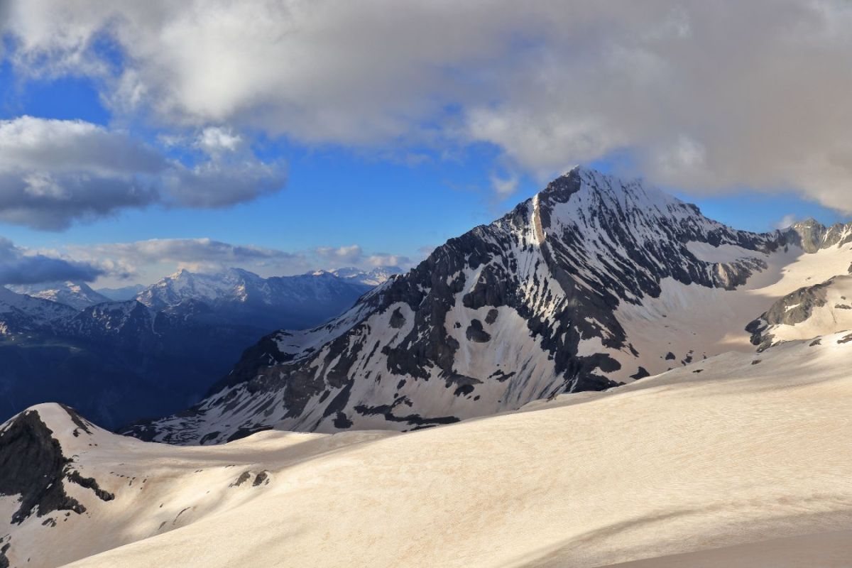 Dent Parrachée lors de la montée