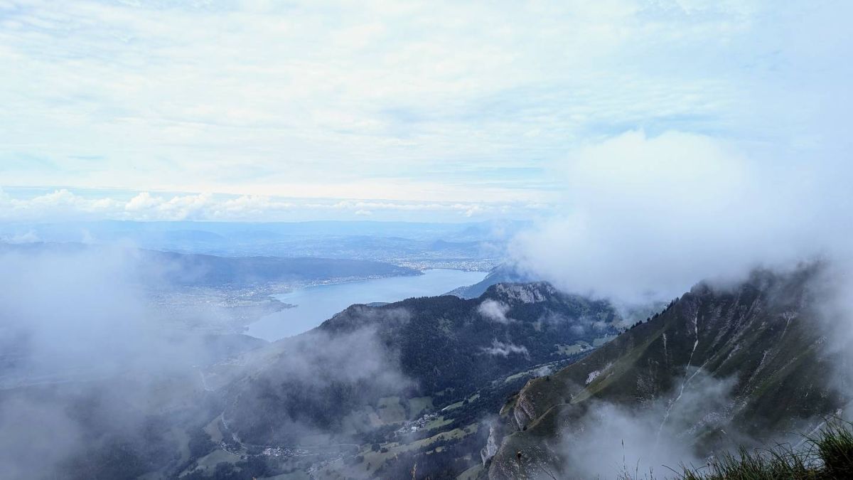 La vue sur le lac d'Annecy 