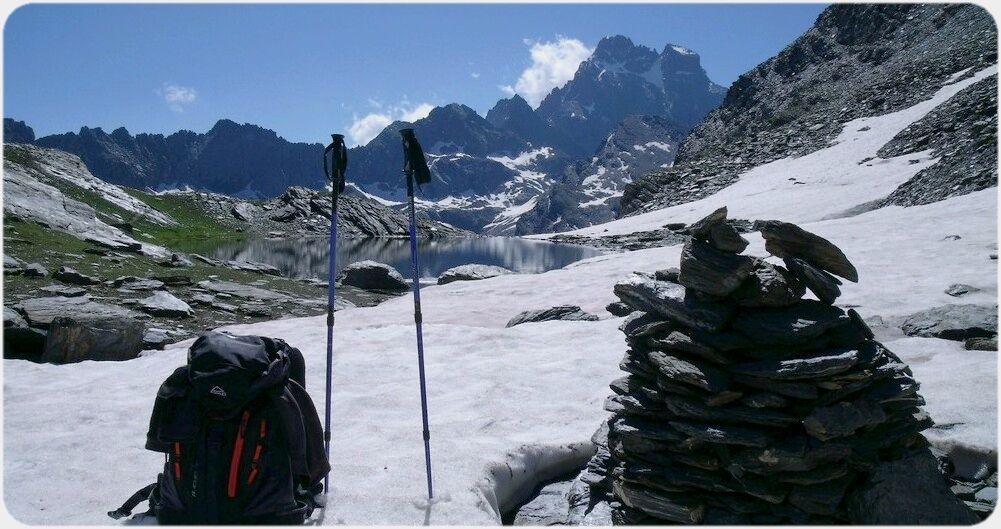 Mont Viso et Lac de Clot Sablé