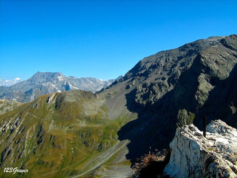 Grand Bec depuis le sommet du Roc du Blanchon