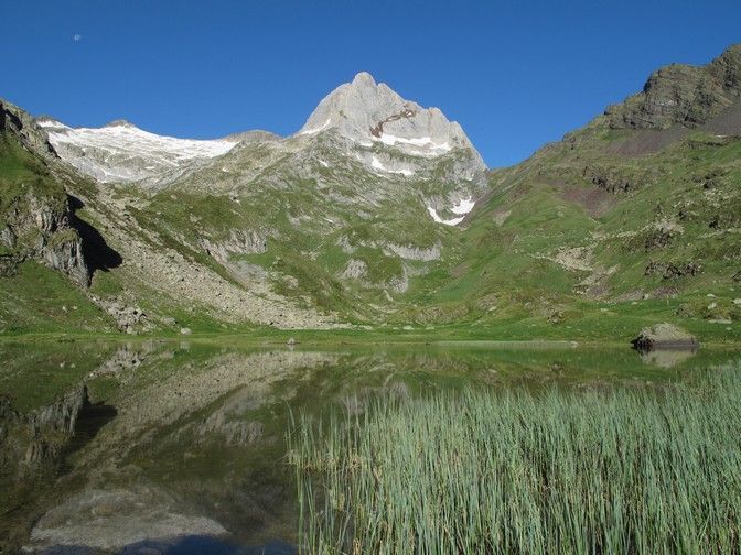 La Forcanada vu depuis le lac deth Horo