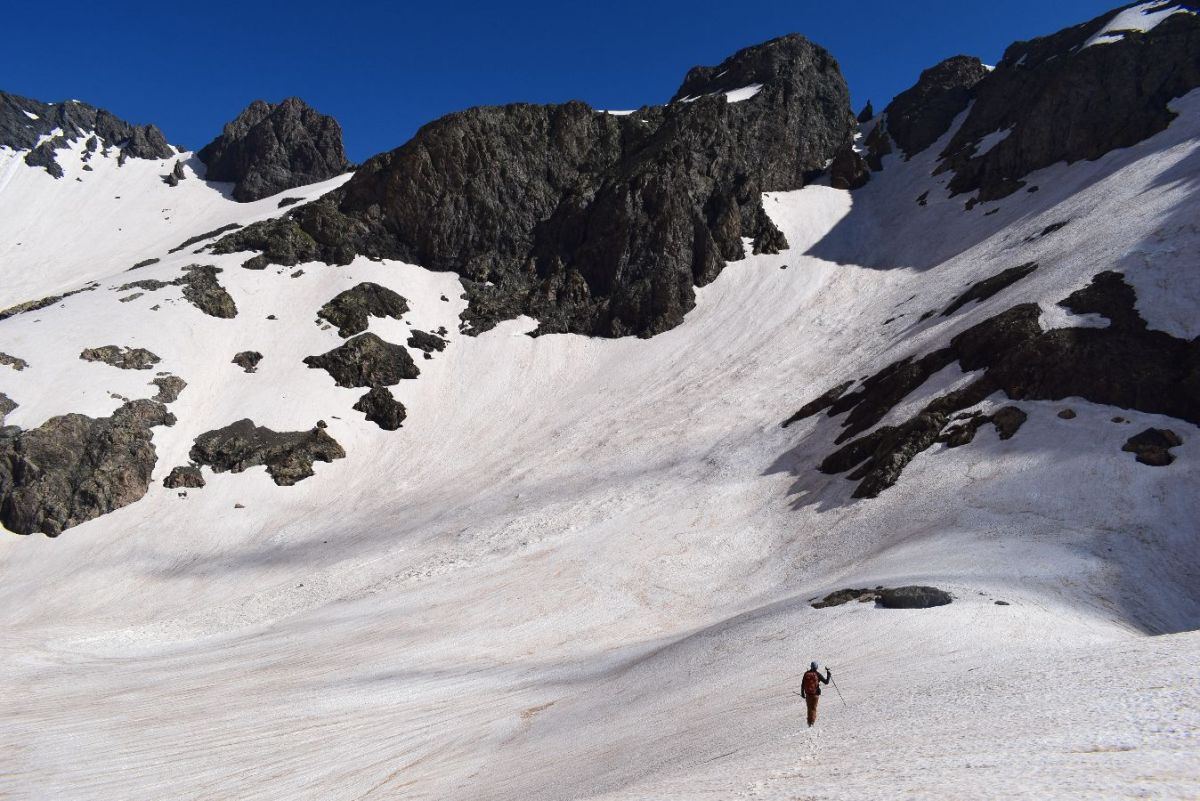 Dans l'immensité du vallon de Mal Cros... (Photo de Vannina)