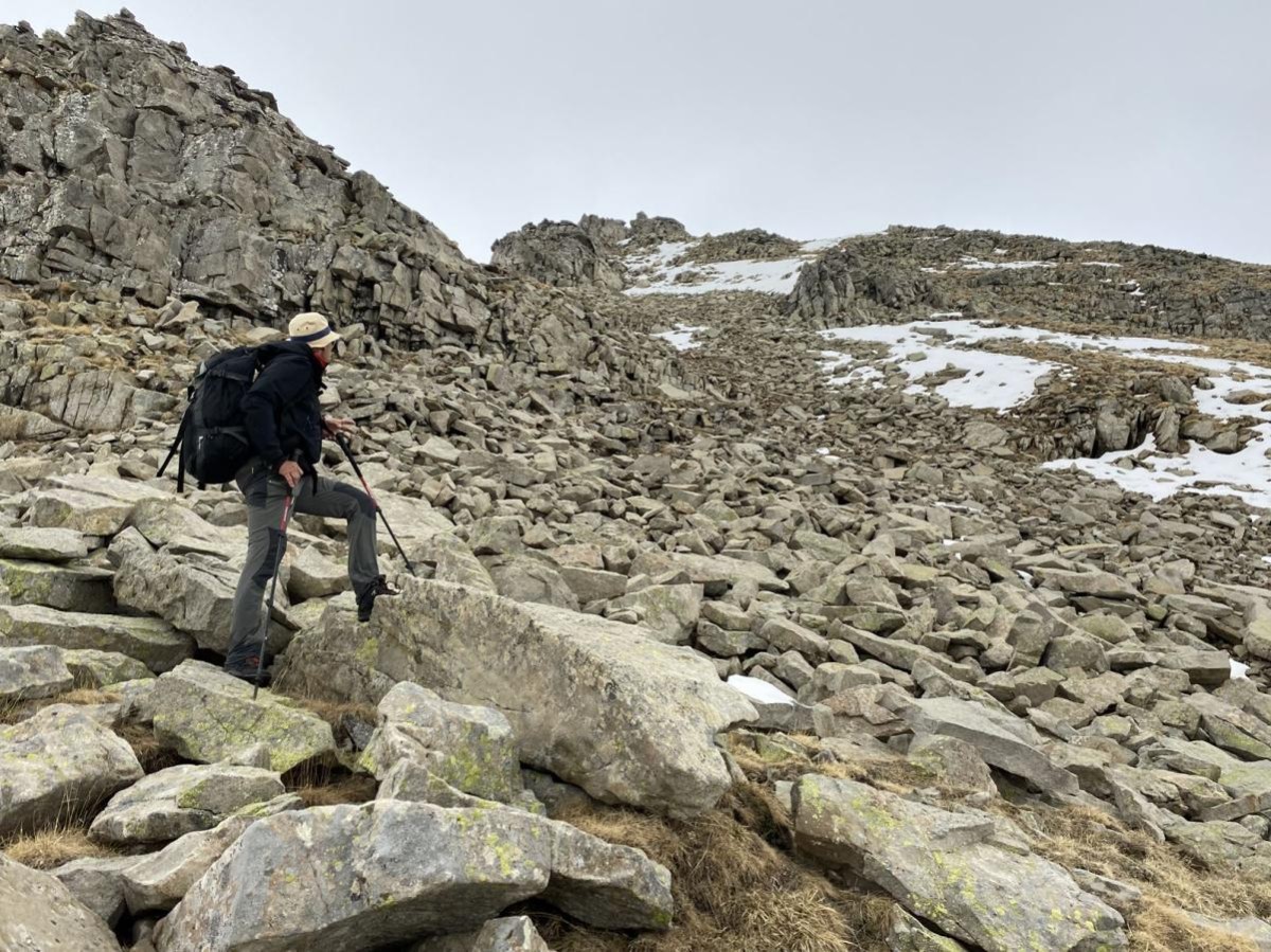 la descente du Grand Coyer