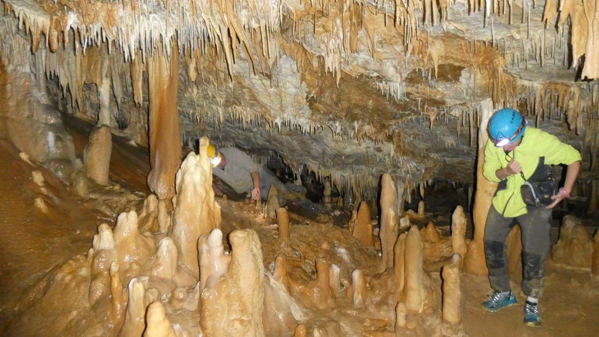 Une grotte superbe.