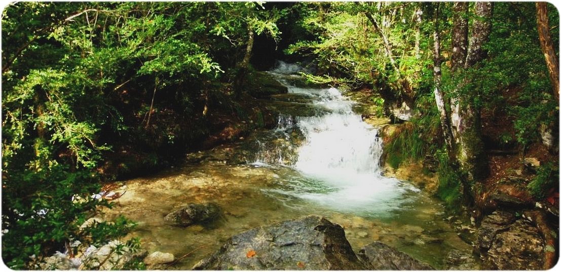 Cascade sur l'Aubaise.