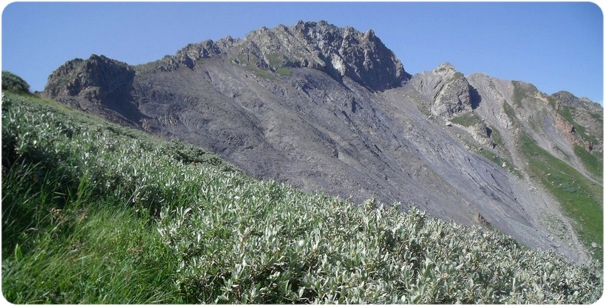 Pic de Valsenestre en montant au Col de Côte Bellle.