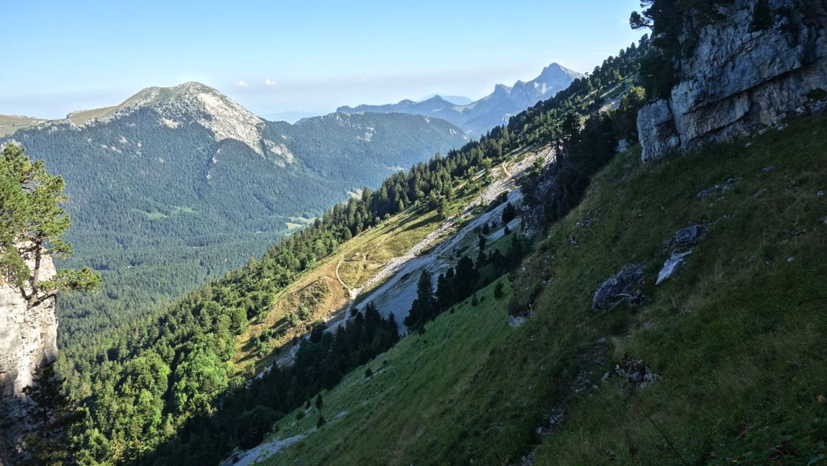 Du haut du cirque du "Pas du Chamois"