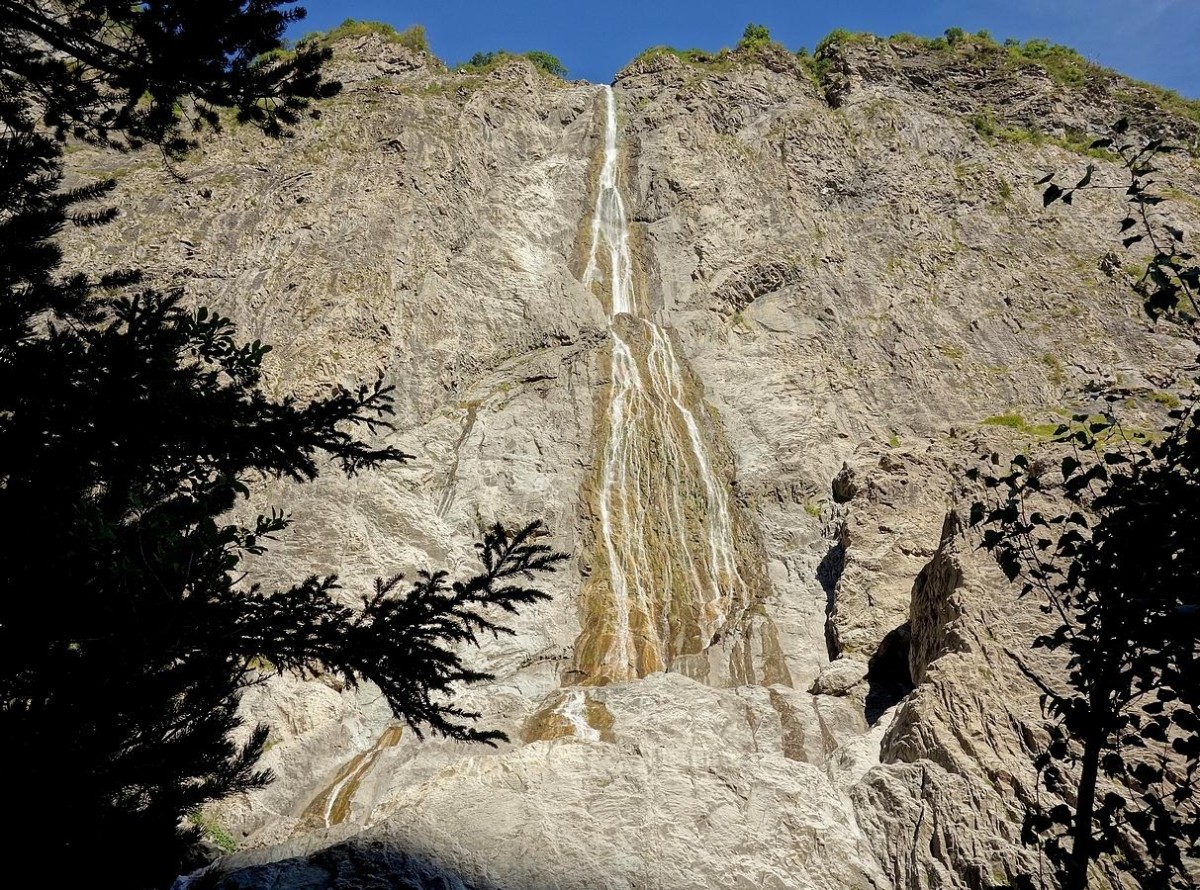 L'une des cascades de la Gorge.